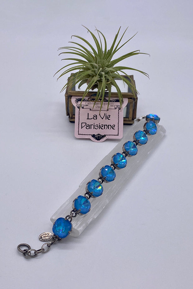 La Vie Parisienne - Swarovski Crystal Bracelet - Caribbean Blue Opal
