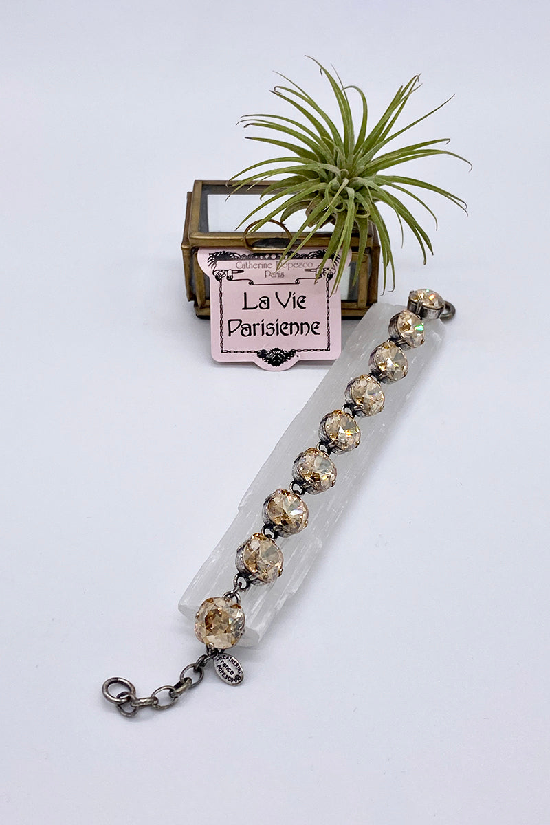 La Vie Parisienne - Swarovski Crystal Bracelet - Champagne