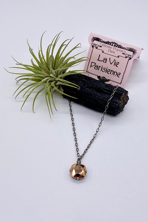 La Vie Parisienne - Swarovski Crystal Necklace - Crystal Dorado