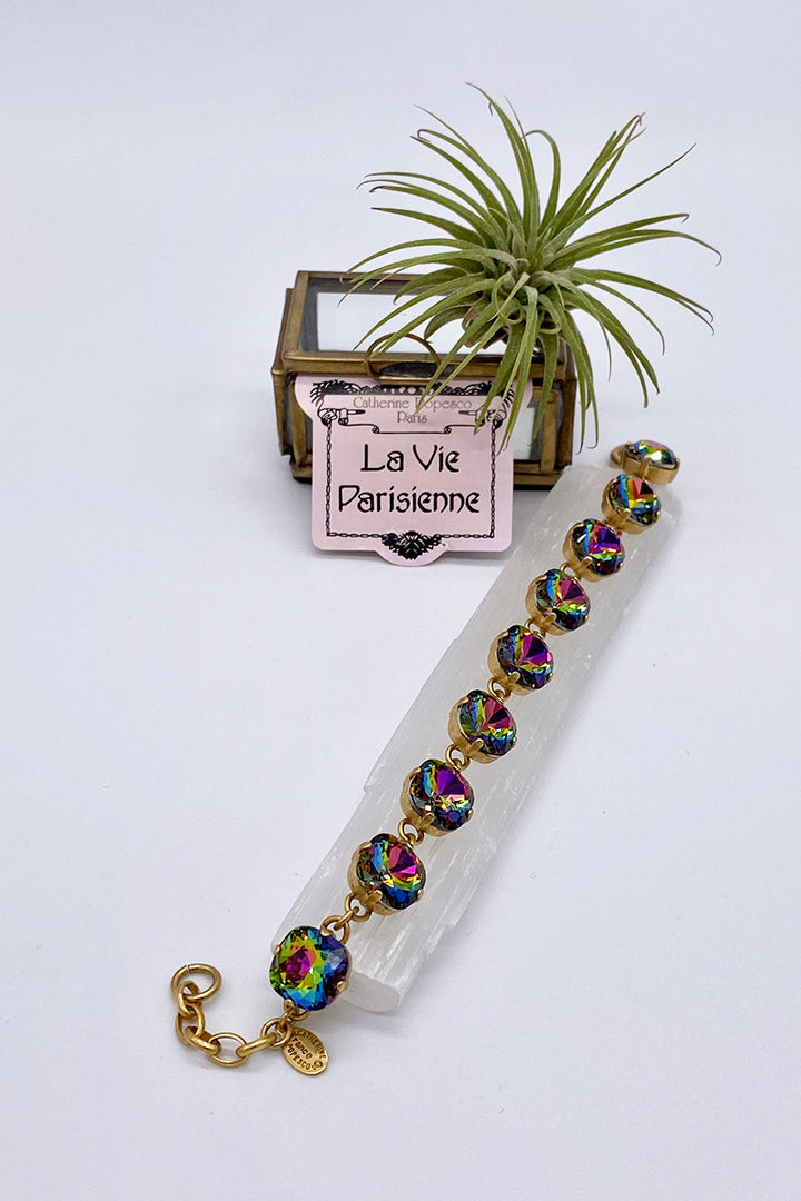 La Vie Parisienne - Swarovski Crystal Bracelet - Crystal Volcano