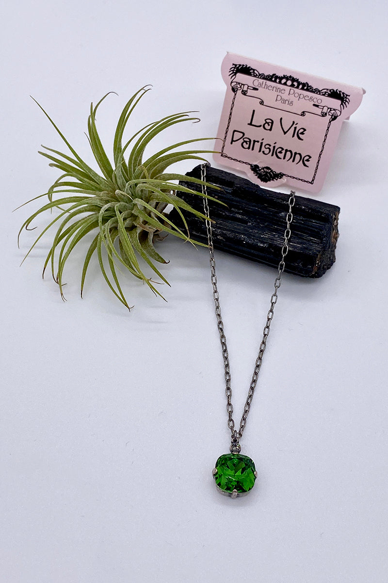 La Vie Parisienne - Swarovski Crystal Necklace - Emerald