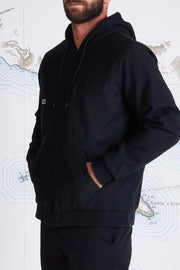 Salty Crew - Framework Hooded Jacket in "Black"