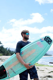 I-SEA - Captain in "Black / Blue Polarized Lens"