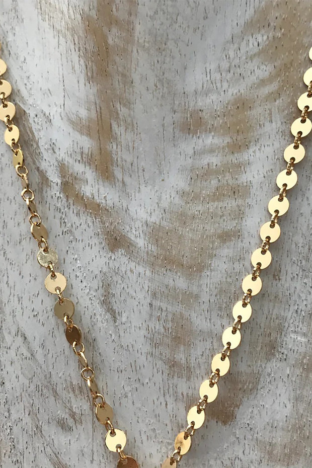 Tree Myriah - Clementine Lariat with Kyanite - 16"