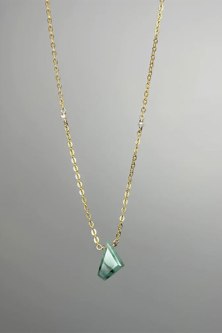 Tree Myriah - Aura Necklace with Emerald