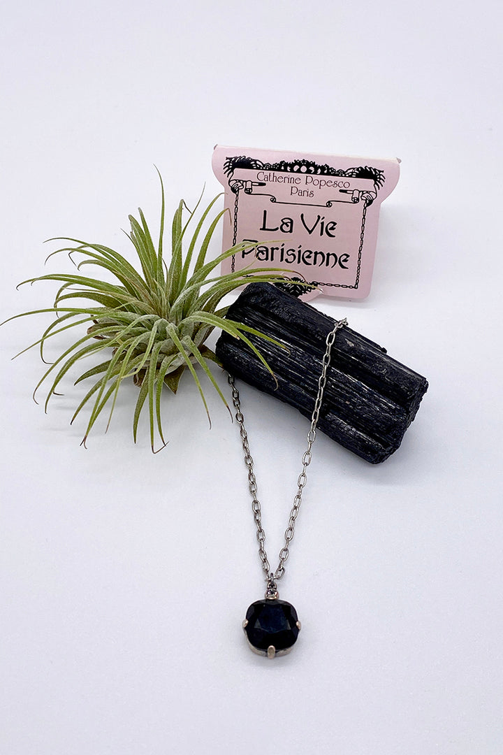 La Vie Parisienne - Swarovski Crystal Necklace - Jet