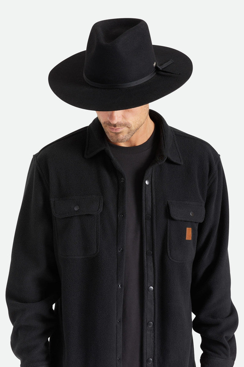 Brixton - Cohen Cowboy Hat in Black
