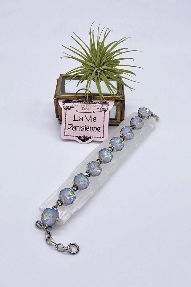 La Vie Parisienne - Swarovski Crystal Bracelet - Light Grey Opal
