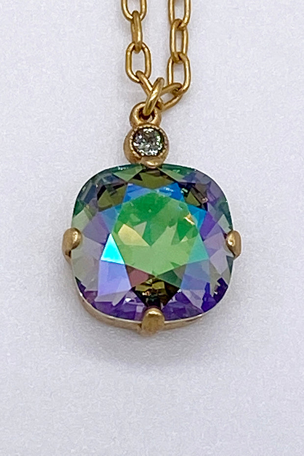 La Vie Parisienne - Swarovski Crystal Necklace - Peridot