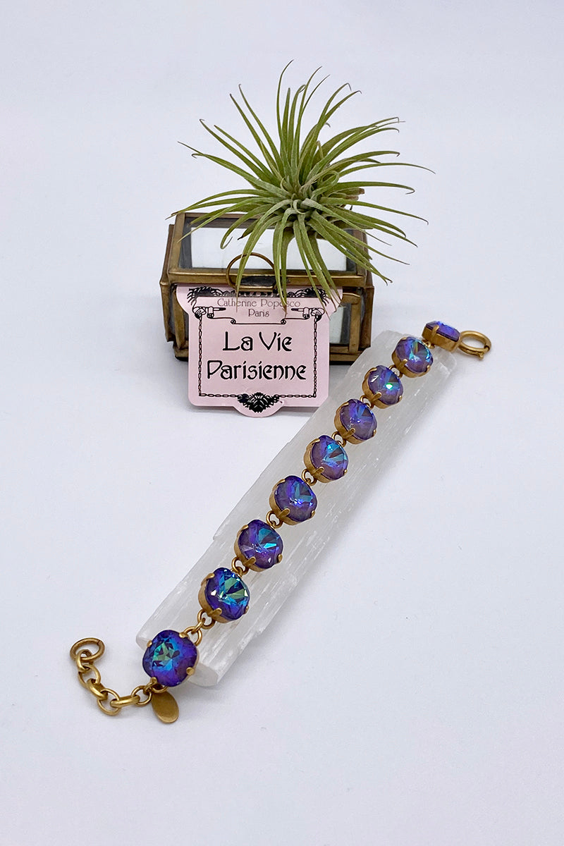 La Vie Parisienne - Swarovski Crystal Bracelet - Purple Haze