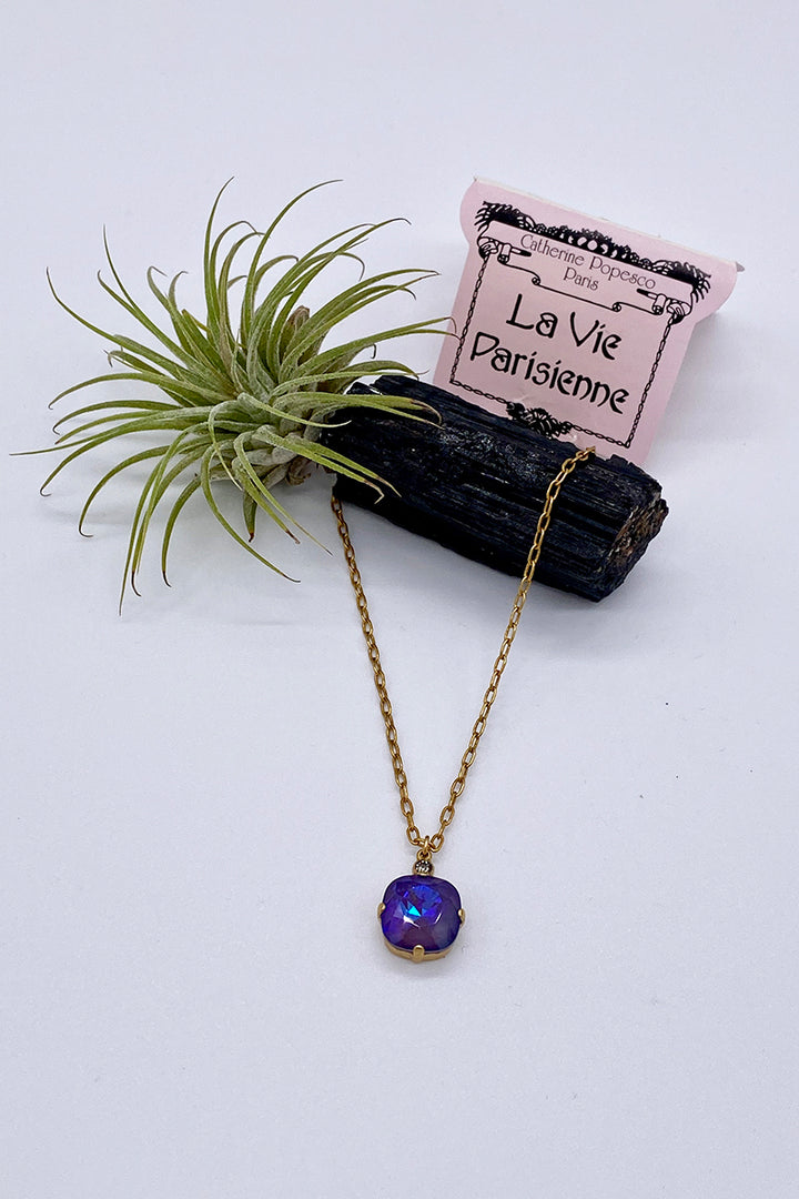 La Vie Parisienne - Swarovski Crystal Necklace - Purple Haze