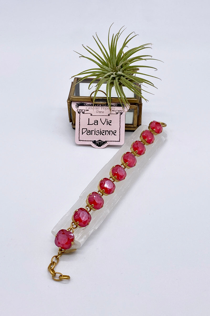 La Vie Parisienne - Swarovski Crystal Bracelet - Rose