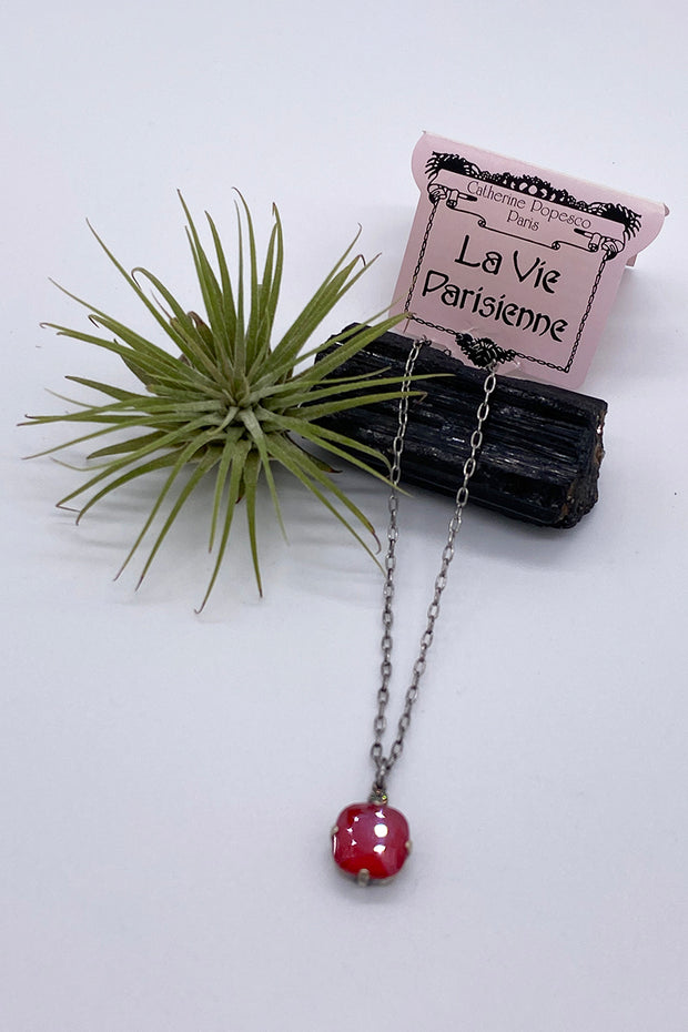 La Vie Parisienne - Swarovski Crystal Necklace - Rose