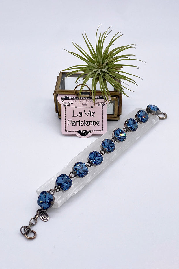 La Vie Parisienne - Swarovski Crystal Bracelet - Sapphire