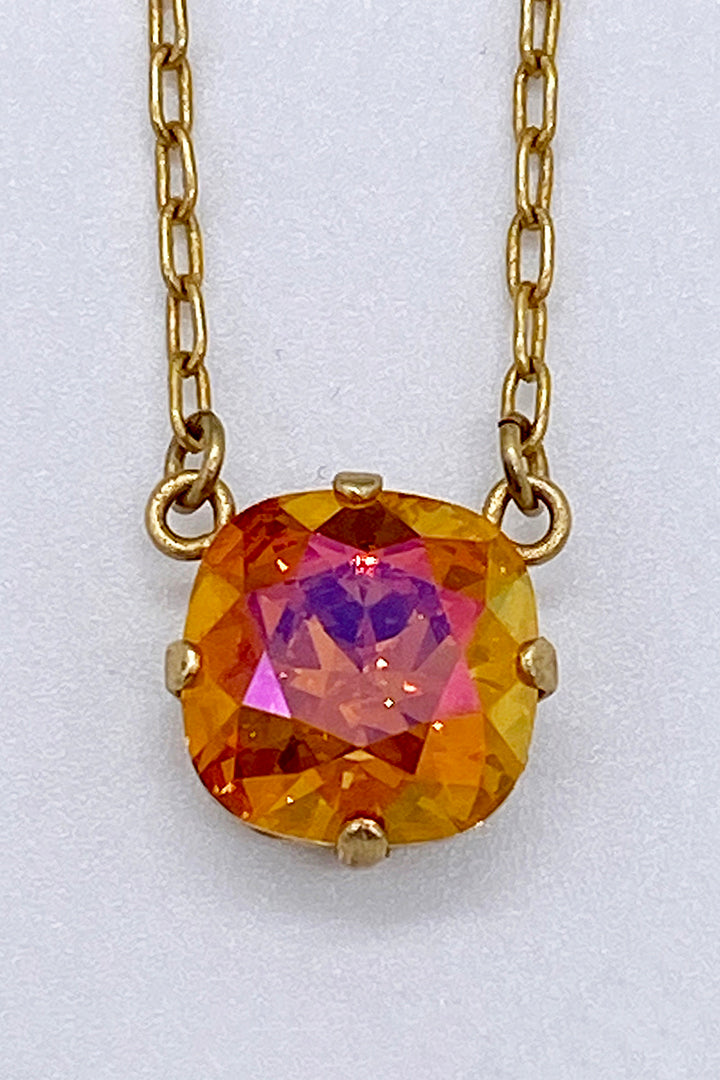 La Vie Parisienne - Swarovski Crystal Necklace Double Hung - Sun