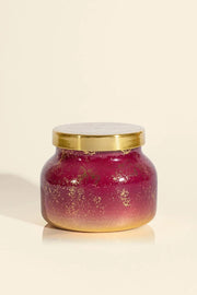 capri BLUE - Tinsel & Spice Glimmer Signature Jar, 19 oz