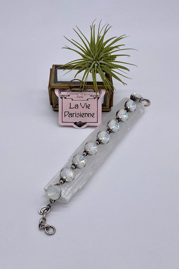 La Vie Parisienne - Swarovski Crystal Bracelet - White Opal