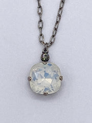 La Vie Parisienne - Swarovski Crystal Necklace - White Opal